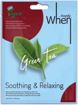 SIMPLY WHEN GREEN TEA SOOTH & RELAX MASK