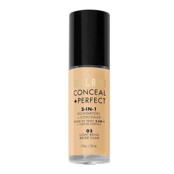 Milani Conceal + Perfect 2-In-1 Foundation - 03 Light Beige